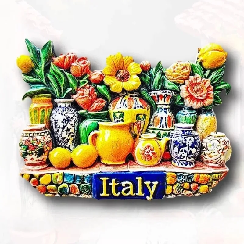 Italy Fridge Stickers Firenze Roma Venice Milano Travel Souvenirs Amalfi Alberobello Capri Fridge Magnets Birthday Gifts