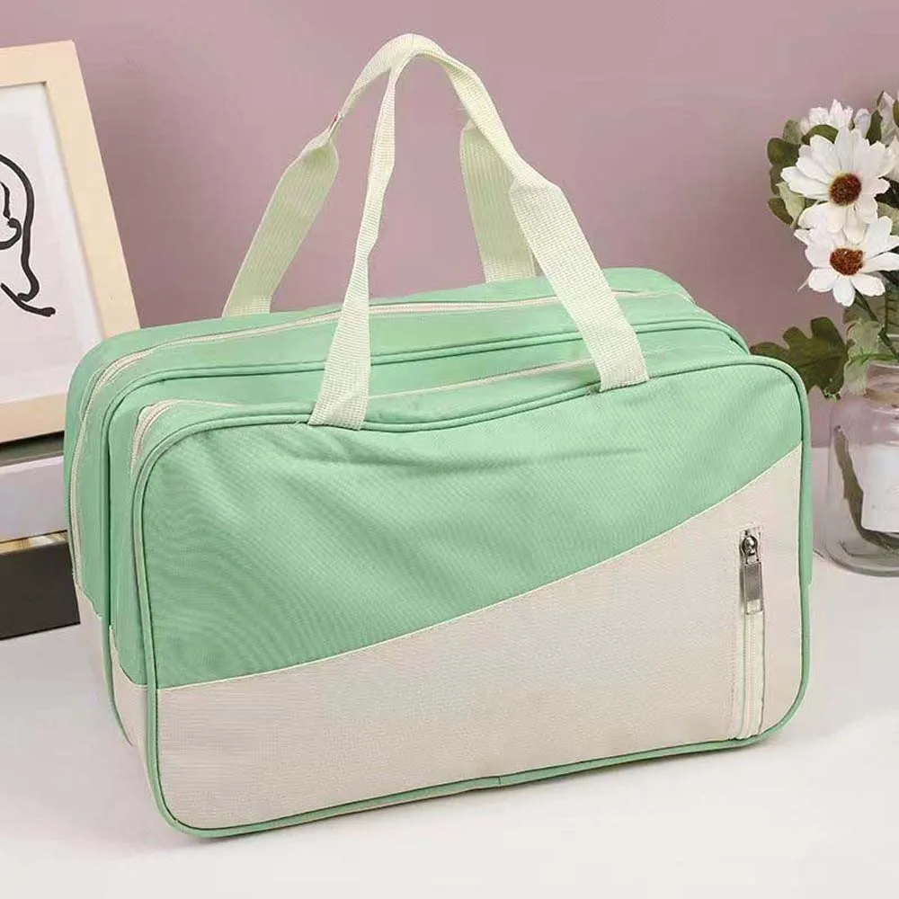 

Дорожная сумка из ткани Оксфорд из ПВХ, многофункциональная сумка для сухого и влажного отделения с защитой от брызг воды, многослойная сумка из полиэстера