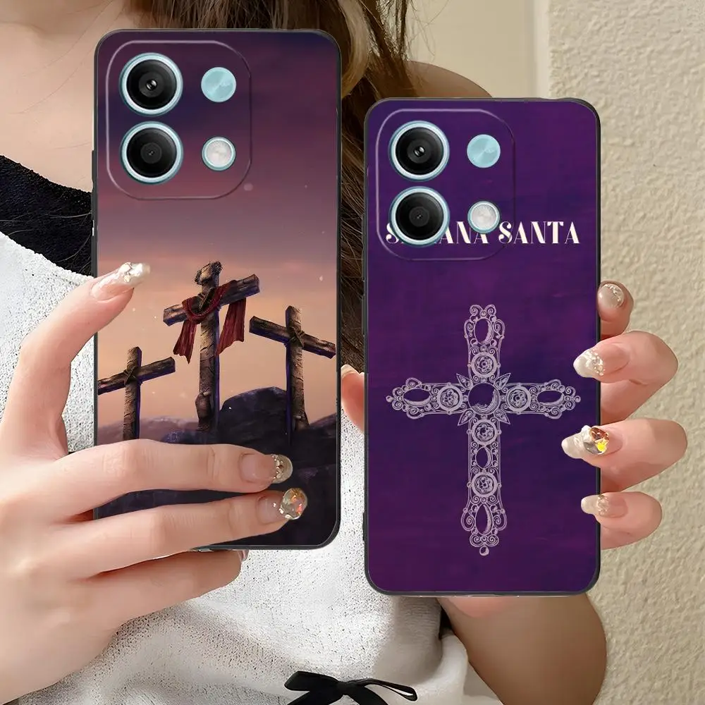 

Чехол для мобильного телефона Semana Santa для Xiaomi Redmi Note 14 13 12 11 A5 3 2 1 Pro Plus 4G 5G с цветным принтом, красивая роскошь