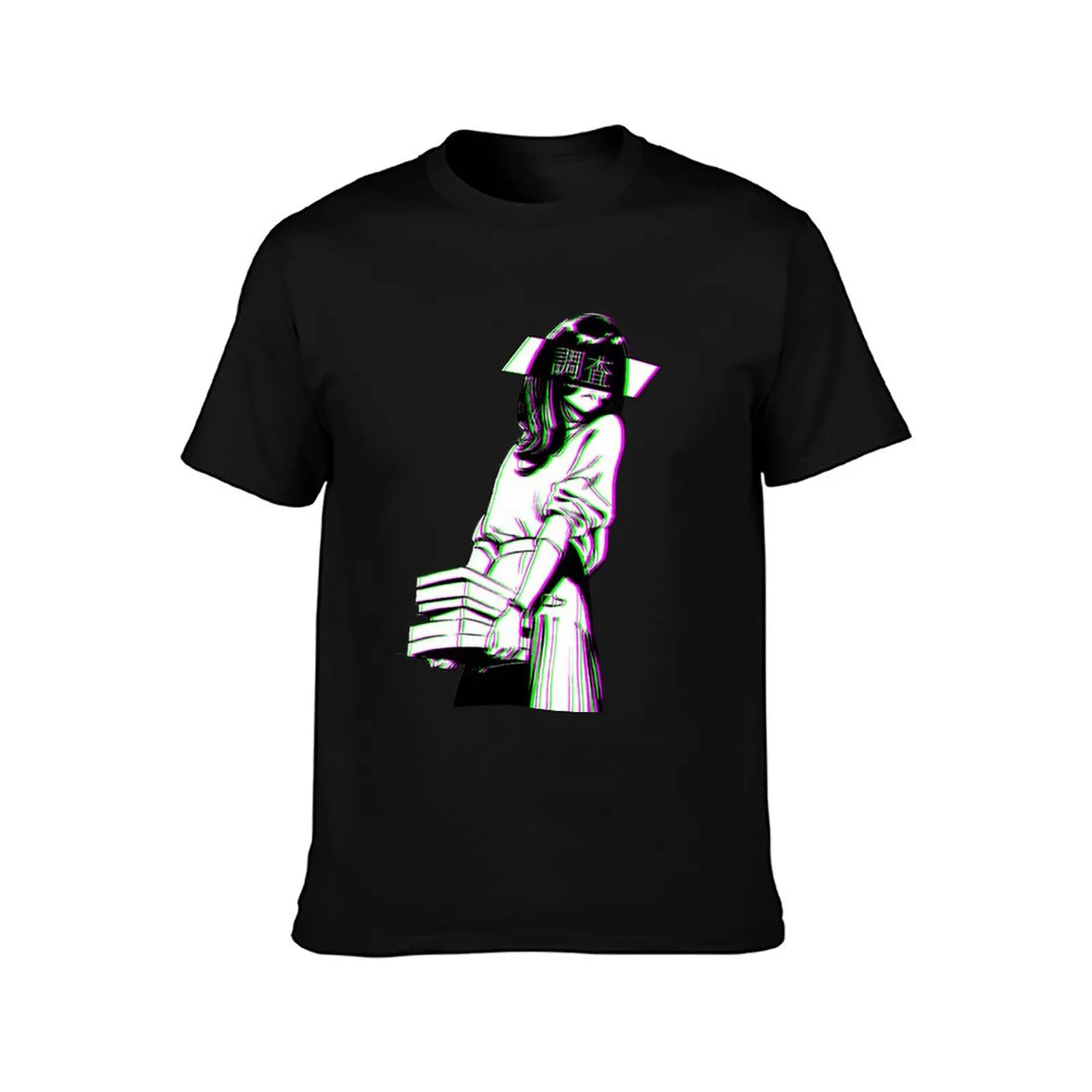 STUDY - SAD JAPANESE ANIME AESTHETIC T-Shirt Classic Graphic Short Sleeve Top