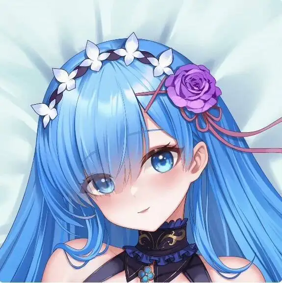 

Anime Re:Life In A Different World From Zero Rem Sexy Dakimakura Hing Body Case Otaku Loli Pillow Cushion Cover XG
