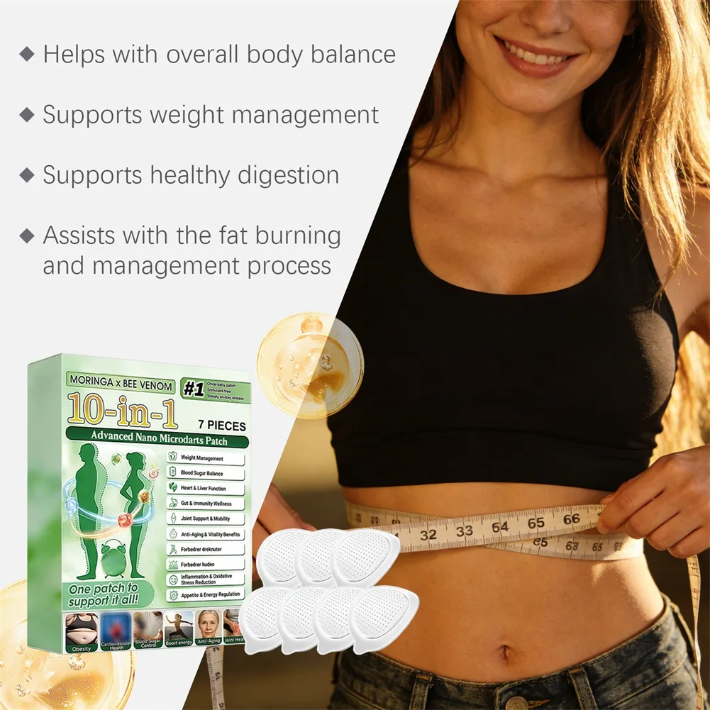 Moringa Bee-Venom Patch Targeted Delivery For Firm, Smoothness Skin. Before & After Workout