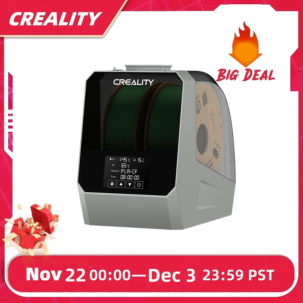 Creality Space Pi Filament Dryer Plus 2KG Filament Dryer Box Upgraded Filament Dry Box 3.0 Filament Storages Two rolls capacity