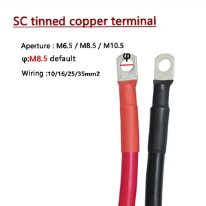 SC telindeki Terminale akü Bağlantı Kablosu, Seri için Bakır Tel, Aracın Aküsü ve Paralel bir sistem, UPS, İnvertör, 8, 6, 4, 2AWG, 10, 16 ve 25 mm2 8 akü, 8 ve 4 v akü paketinde büyük satışlar-no. 8