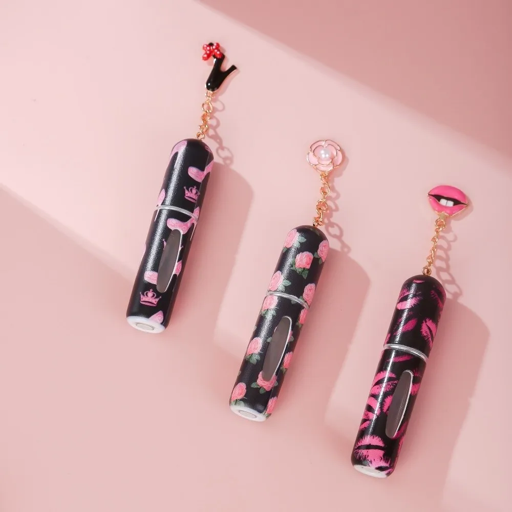 1PC 5ml Mini Perfume Atomizer Travel Portable Spray Bottle Cosmetic Pump Dispenser Bottem To Fill Fragrance Storage Sprayer