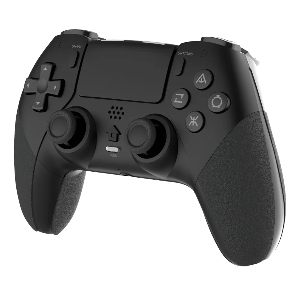 عصا تحكم بلوتوث لاسلكية جديدة لعام 2025 لوحدة تحكم PS4 لوحدة التحكم ps4 مع وظيفة الاهتزاز، ستة محاور، مع أزرار خلفية