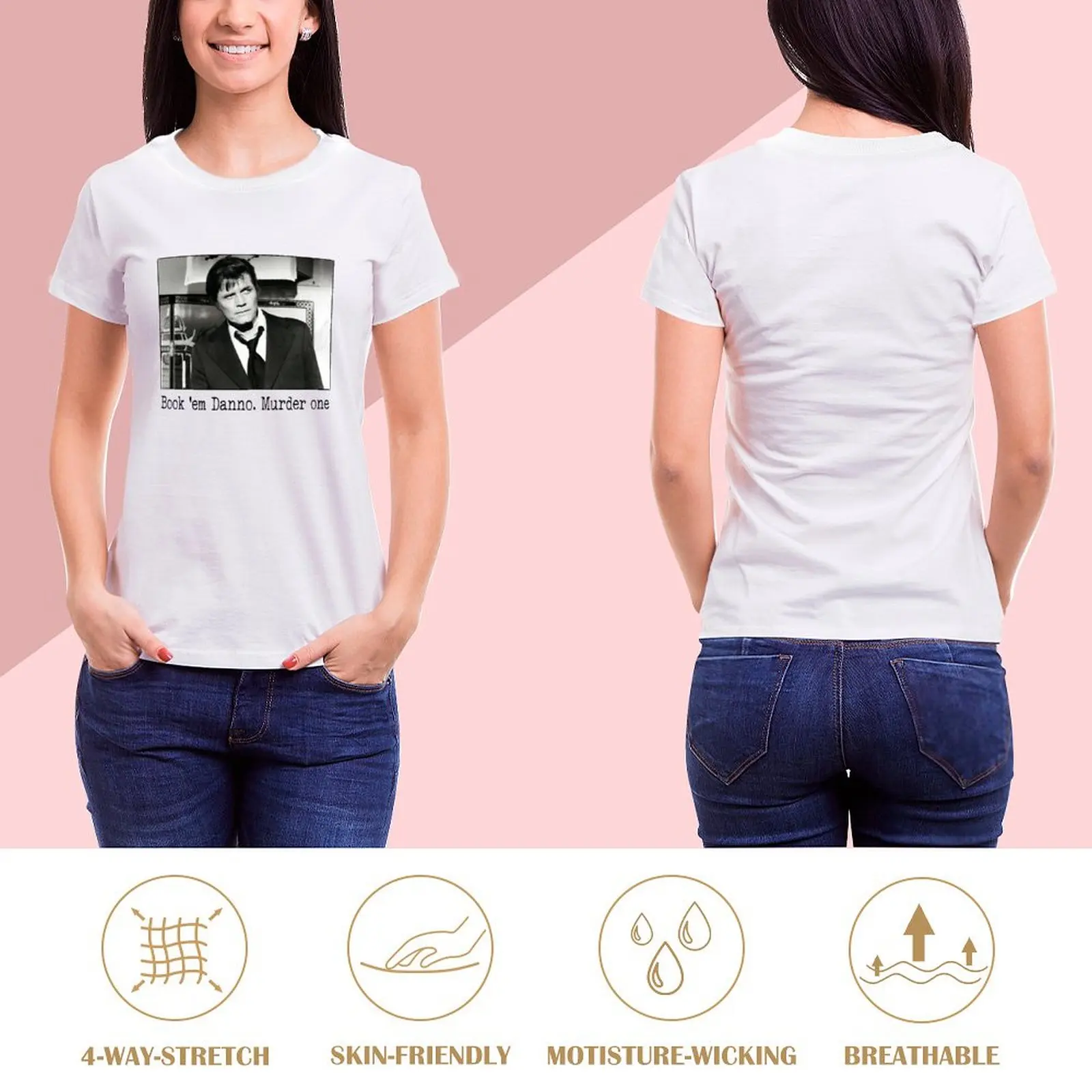 T-shirt en coton avec graphisme de médicaments mignons pour femmes, PleHim Integrating No T-shirt