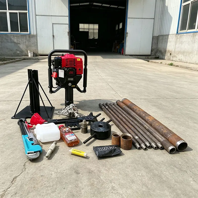 Customized Backpack Core Sampling Rig Petrol Diesel 15m Soil Rock Concrete Complete Accurate Portable Mobile