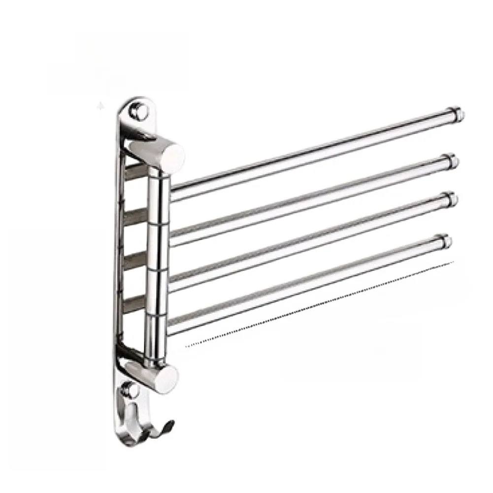 For Organizing Wet Towels Swivel Towel Rack Adjustable Towel Organizer Flexible Towel Storage Solution Bathroom Organizer