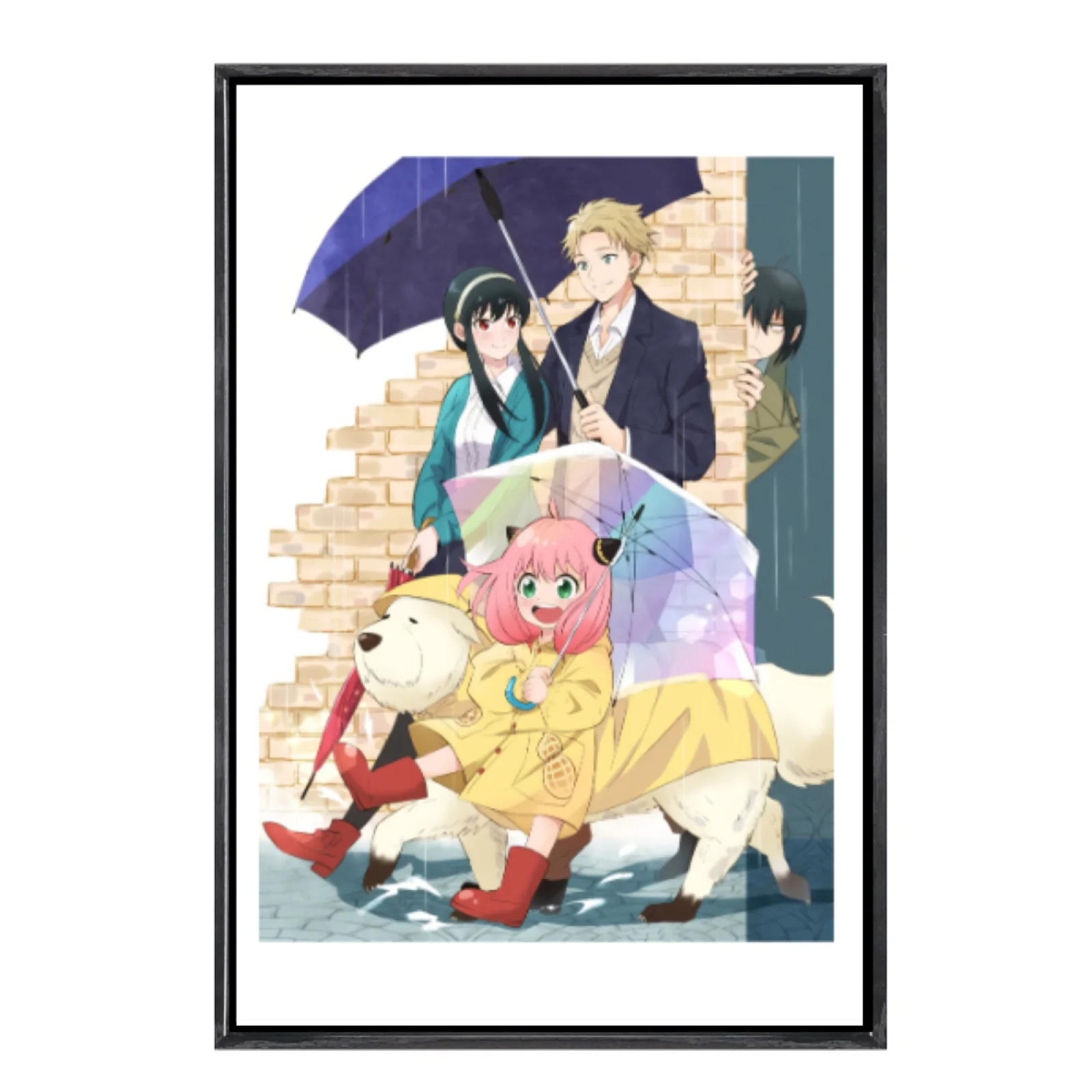 

Japanese Manga Multi-Size Canvas Poster Double Framed Wall Art,Spyxfamily Home Decor for Living Room Bedroom