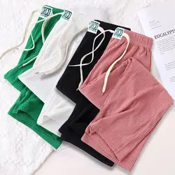 2023 Summer Girls Fashion Pant Baby Kids Children Thin Trousers Candy Color