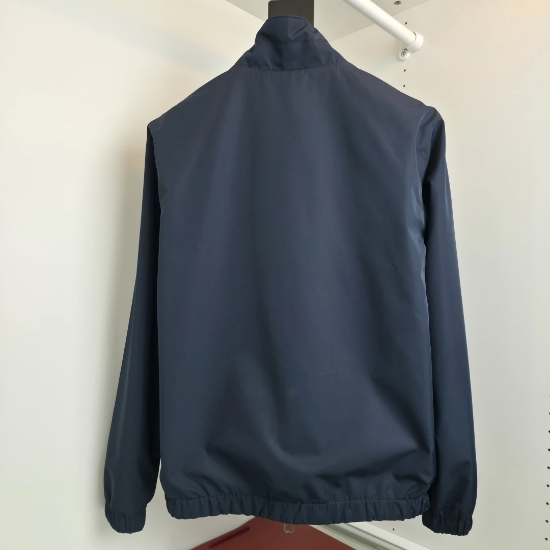 سترة كاجوال من مزيج الصوف LP 25aw بلون سادة على الوجهين