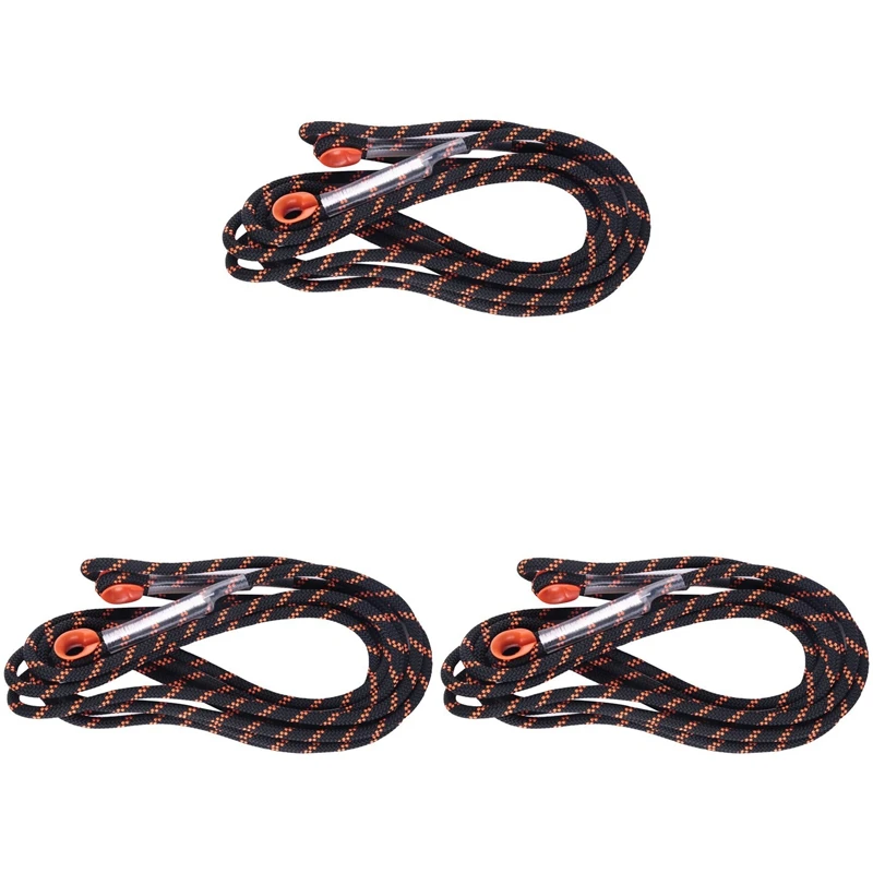 

3 Pcs 5M 8 Mm Thickness Tree Rock Climbing Cord Outdoor Safety Hiking High Strength Safety Sling Cord Rappelling Rope