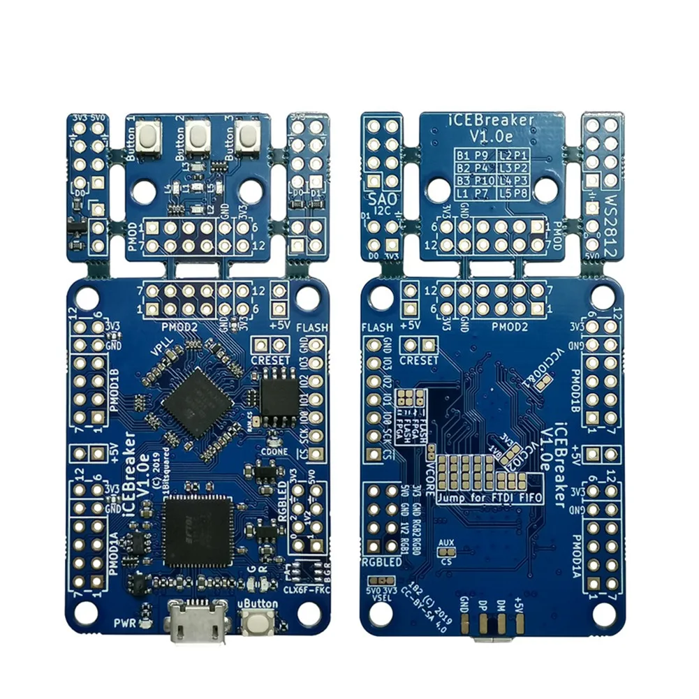 For Python FPGA Development Board ICEBreaker 1.0E Graphical Programming Easily Runs RISC-V