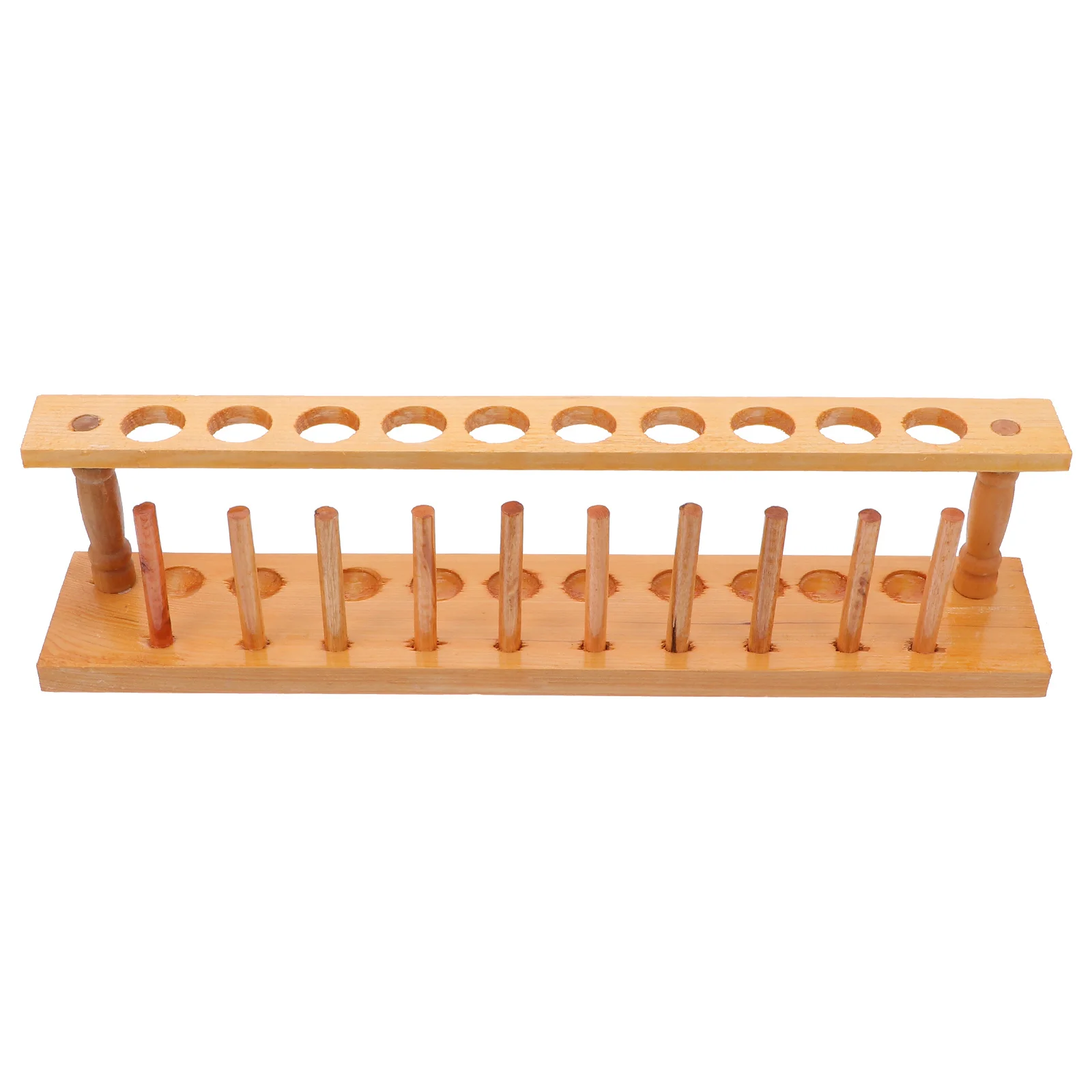 Wood Test Tube Rack Lightweight Durable Portable Laboratory Organizer Stand Test Tube Holder Storage Wood Storage Rack
