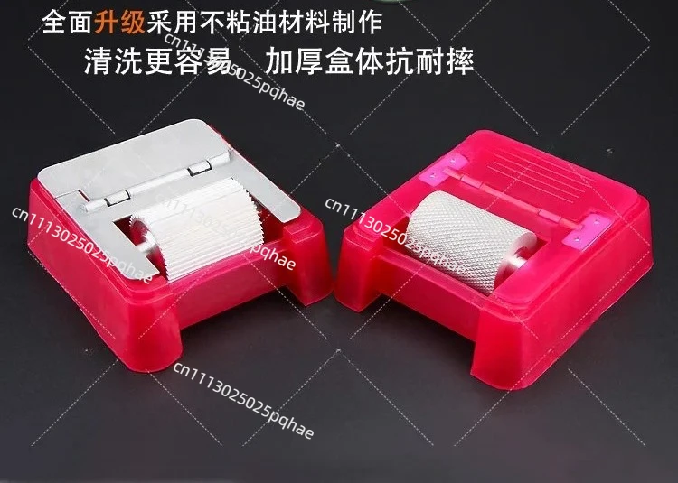 Handmade Leather Oil Edge Tool Box, Non-stick Oil Bucket Dye Storage Box for Leather Craft