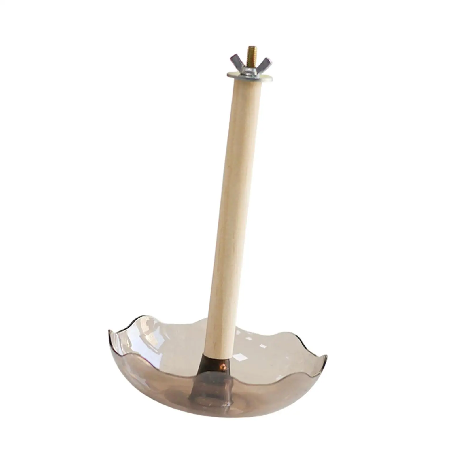 

Bird Feeder Easy Install Bird Cage Accessories with Round Food Tray Feeding Bowl