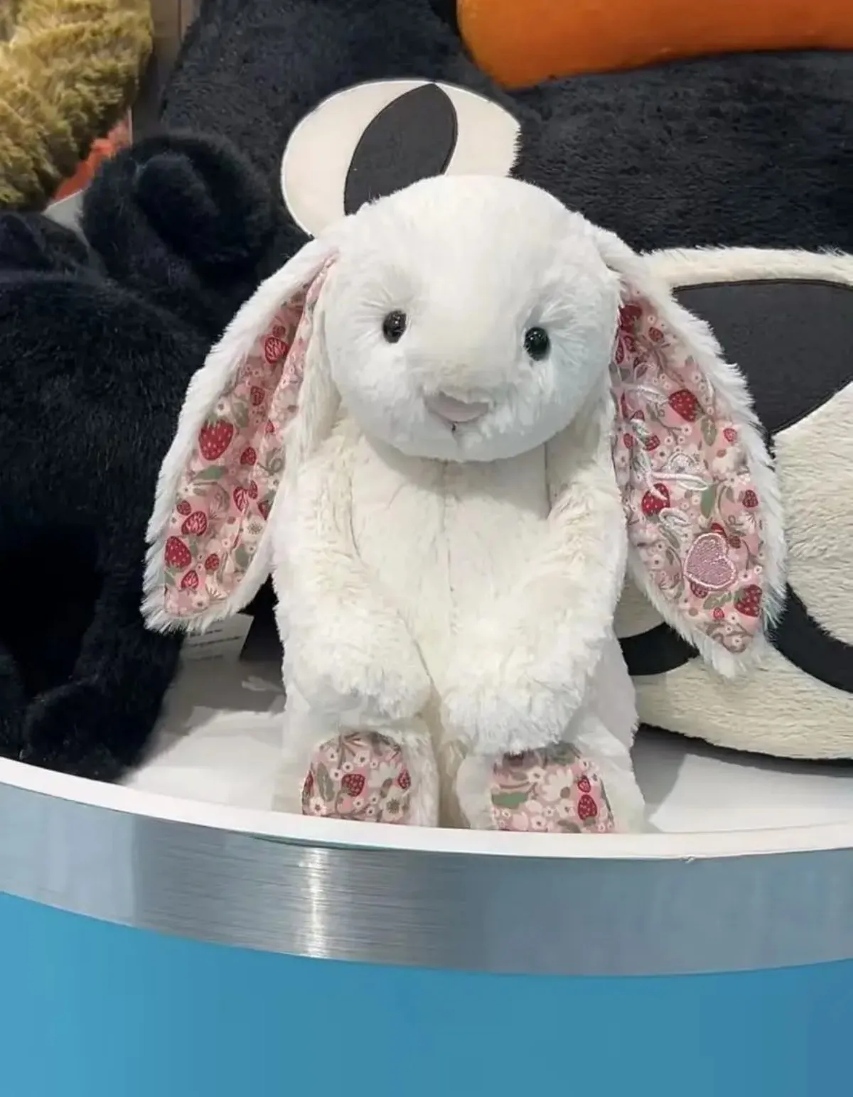 

Ароматный кролик Бонни, плюшевая игрушка с цветочными ушками, кавайная мягкая кукла, мягкая диванная подушка, детский подарок на день рождения, декор комнаты