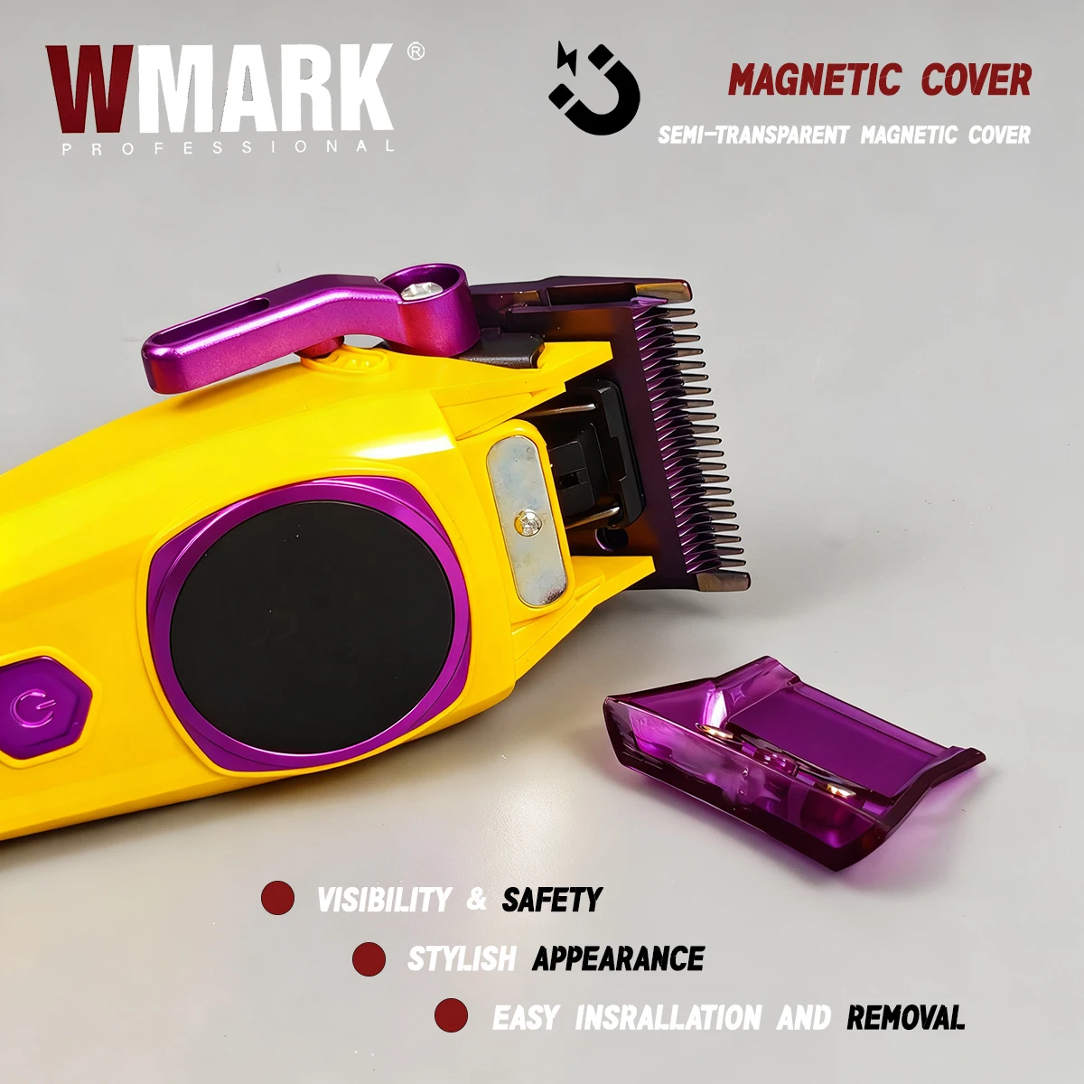 المهنية مقص الشعر الكهربائية عدة الشعر المتقلب WMARK 8004 8204 فرش السيارات 9000 دورة في الدقيقة مع قاعدة DLC آلة الحلاق شفرة
