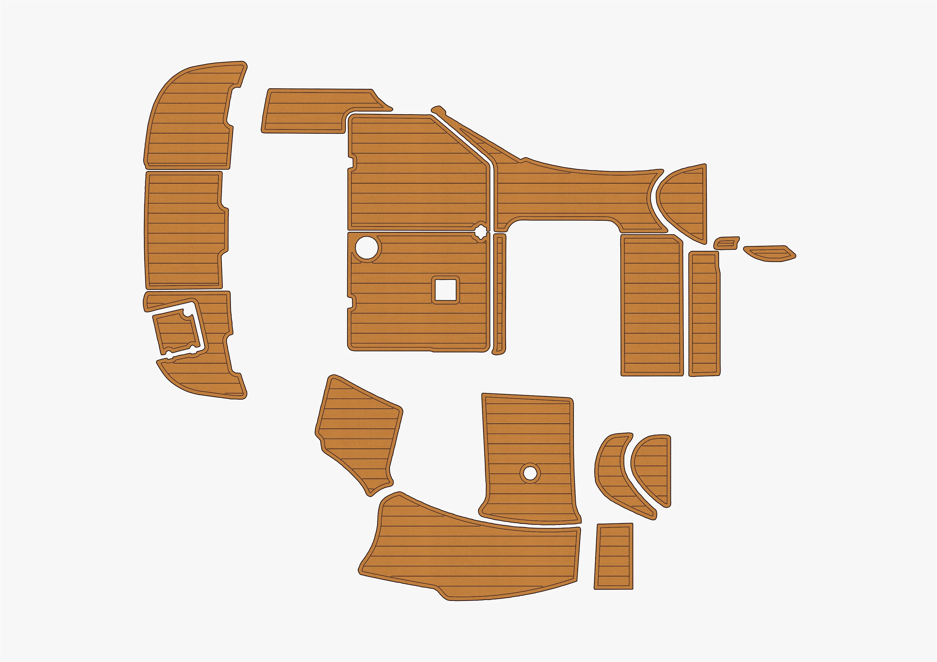 

2006 Chaparral 280 Cabin & CSP 1/4 дюйма, 6 мм, пена EVA, нескользящий ПВХ, настил из тикового дерева, морской коврик,...ek, водный ковер, морской пол
