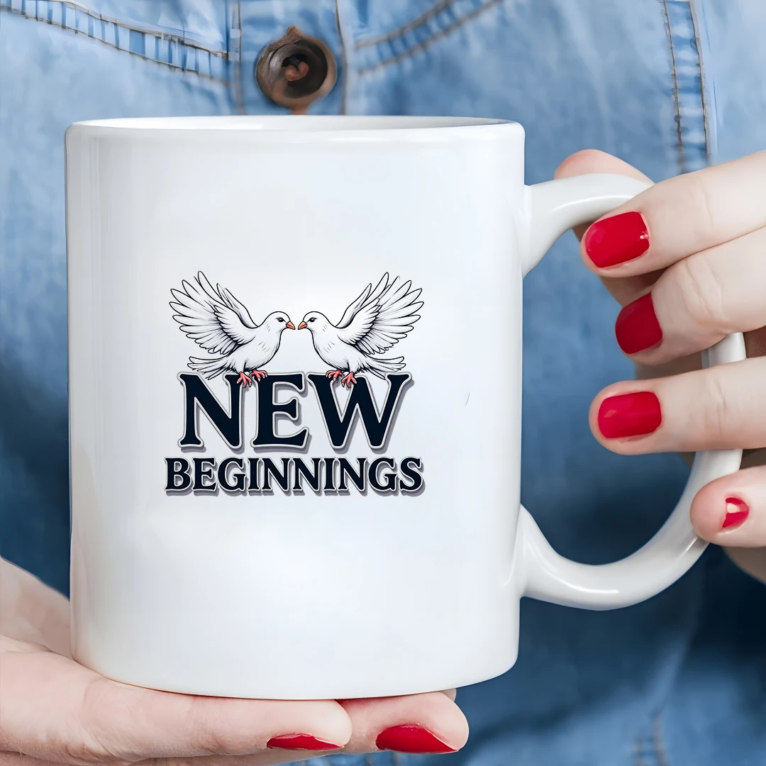 كوب 11 أونصة + كوب حمامة السلام بداية جديدة + كوب مشروبات باردة وساخنة للأطفال - هدية عيد الميلاد للعائلة والمكتب #1