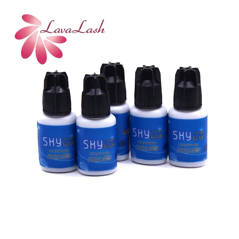 

Korea Original SKY S+Type Glue For Eyelash Extension Fast Drying 5ml Extra Strong False Lash Adhesive No Sealed Bag