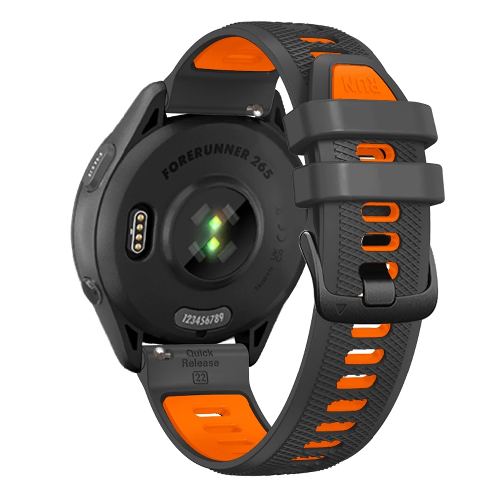 Universal 22mm Sport Silikon Armband Für Garmin Forerunner 265 255 Musik band Für Vivoactive 4/Venu 2 45MM Armband Armband