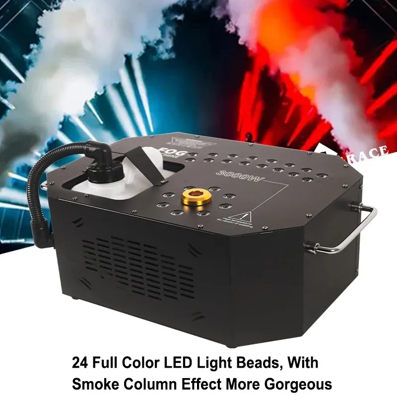 Igracelite 3000w Dmx Control Atmosphere Equipment/Smog Maker Stage Effect Upwards Vertical Smoke Machines view 2