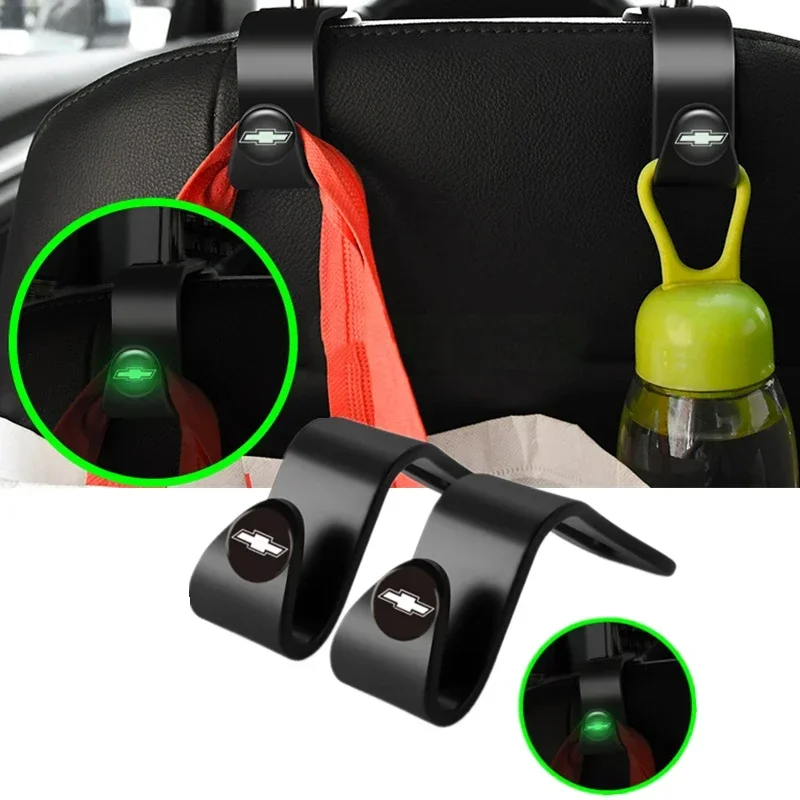 ABS Car Seat Back Hook Bags Storage for Chevrolet Camaro Cavalier Trax Cruze Malibu Equinox Orlando Captiva Sail Accessories