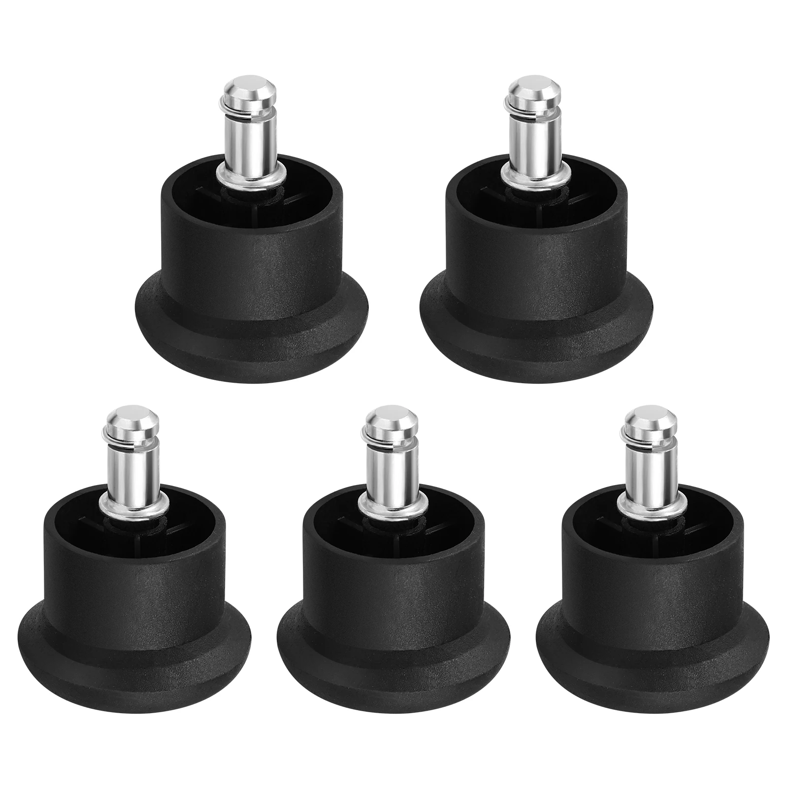 

5pcs Foot Pads Caster Wheels Office Chairs Heavy Duty Furniture Accessories Chair Foot Glides Stopper Stationary Convert Rolling