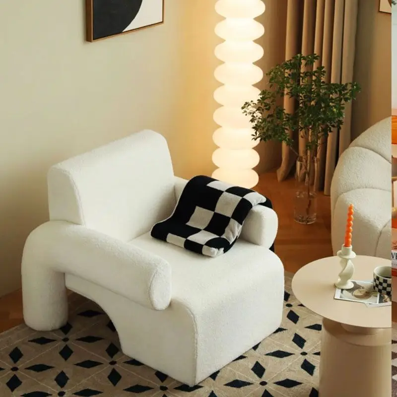 الشمال الترفيه كسول بسيط كرسي واحد ضوء الفاخرة الاسترخاء المصممين غرفة المعيشة القراءة كرسي مريح Poltrone الأثاث