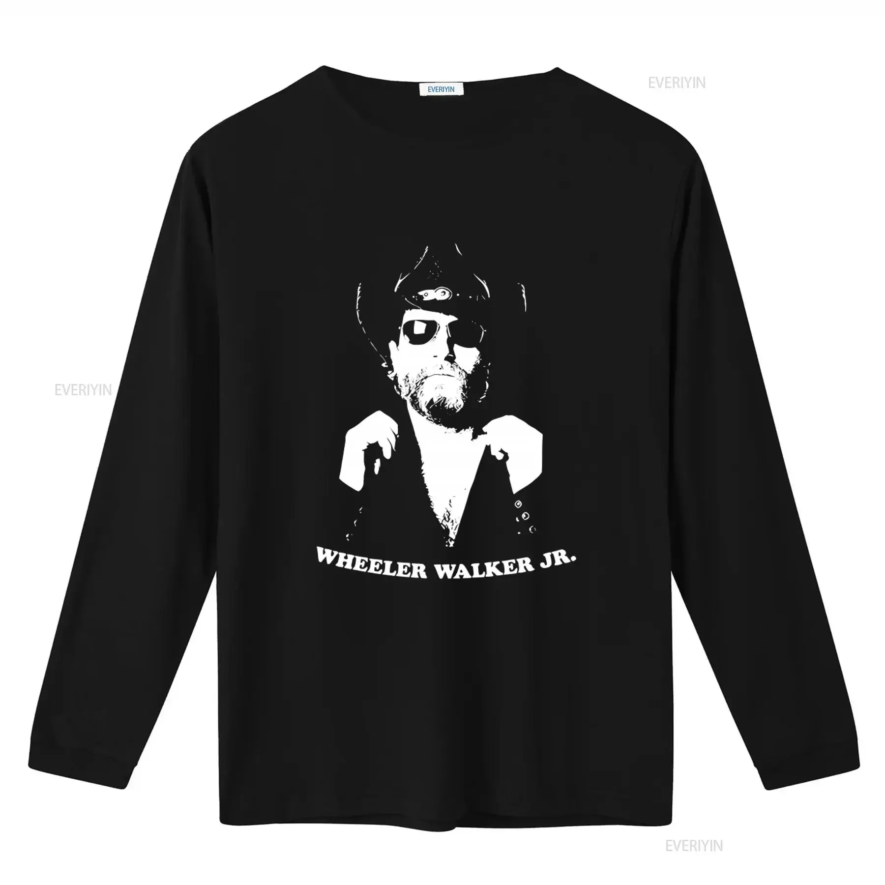 Wheeler Walker Jr Artwork T Shirt For Men Stylish Fashion vintage Washed Slightly Soft Stretched Breathable homme Casual