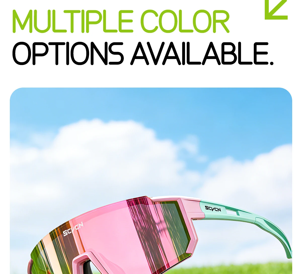 SCVCN Kinder-Radsportbrillen Mädchen-Sportbrillen UV400 Jungen Baseball Outdoor Laufen Wandern Eyewear Sonnenbrillen 2026 – Detail 3
