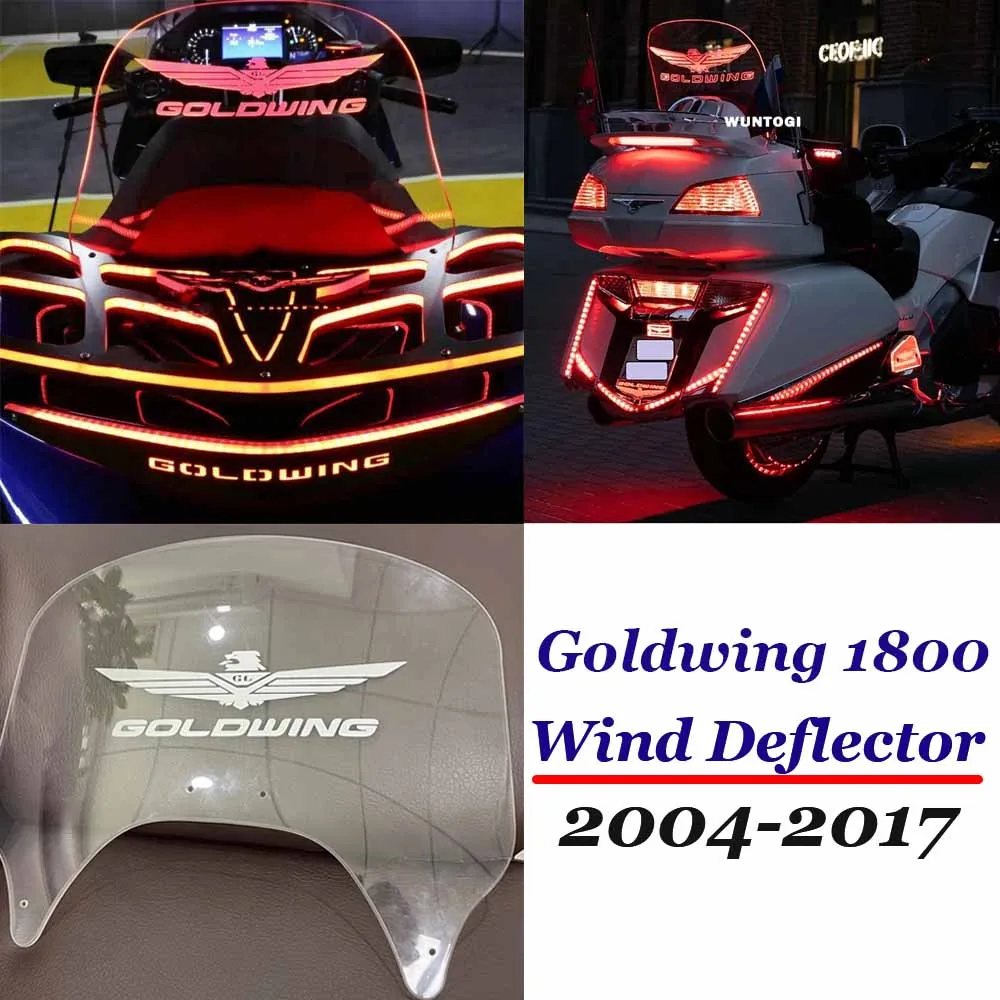 

Goldwing 1800 Kit Rear Air Deflector For Honda Goldwing 1800 GL 1800 2004-2017 Motorcycle Windshield Deflector