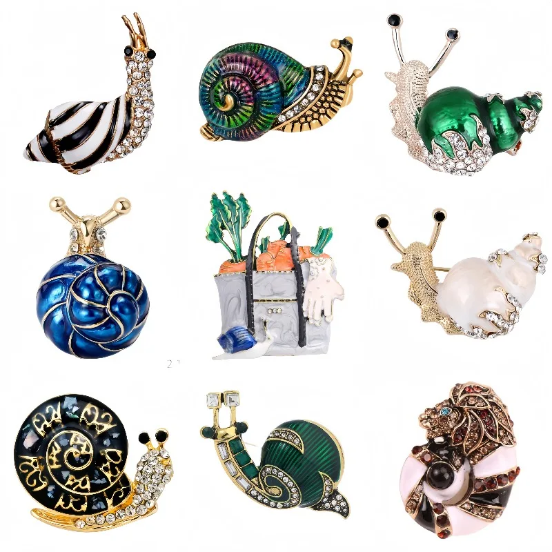 Essh&Pule Vintage Starfish Statement Brooch Sparkling Crystal Rhinestone Ornate Lapel Pin Elegant Women Coat Party Jewelry Gift