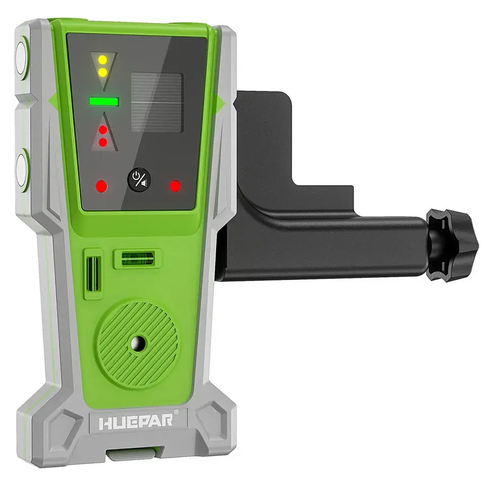 2026 Huepar LR-8RG Laser Detector for Laser Level Digital Receiver for Green and Red Beam Two-Sided LCD Displays and Magnet