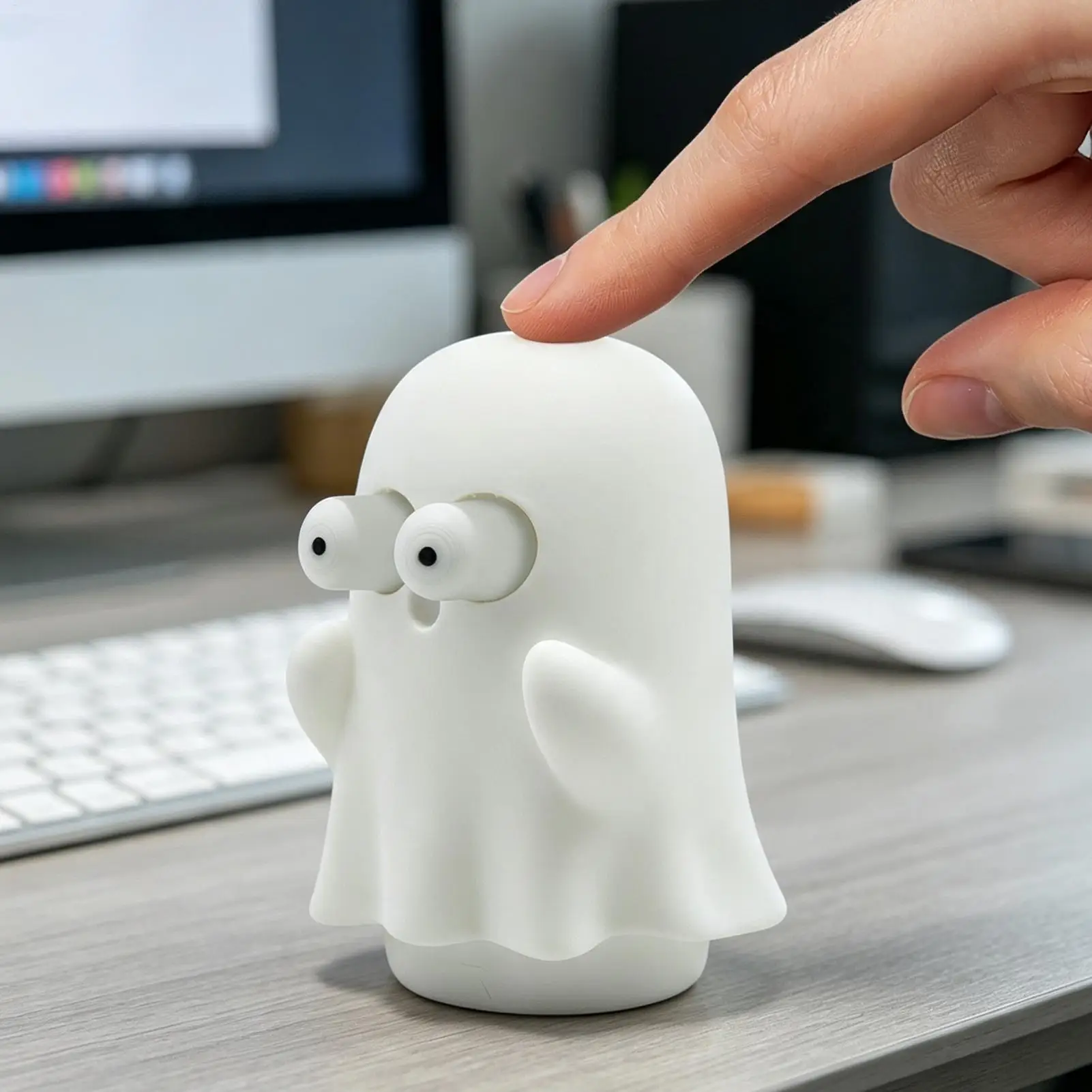 Squeeze Toys Ghost Figures Slow Rebound Party Stuffers Favors Sensory Toy for Home School Classroom Dorm College Travel Road