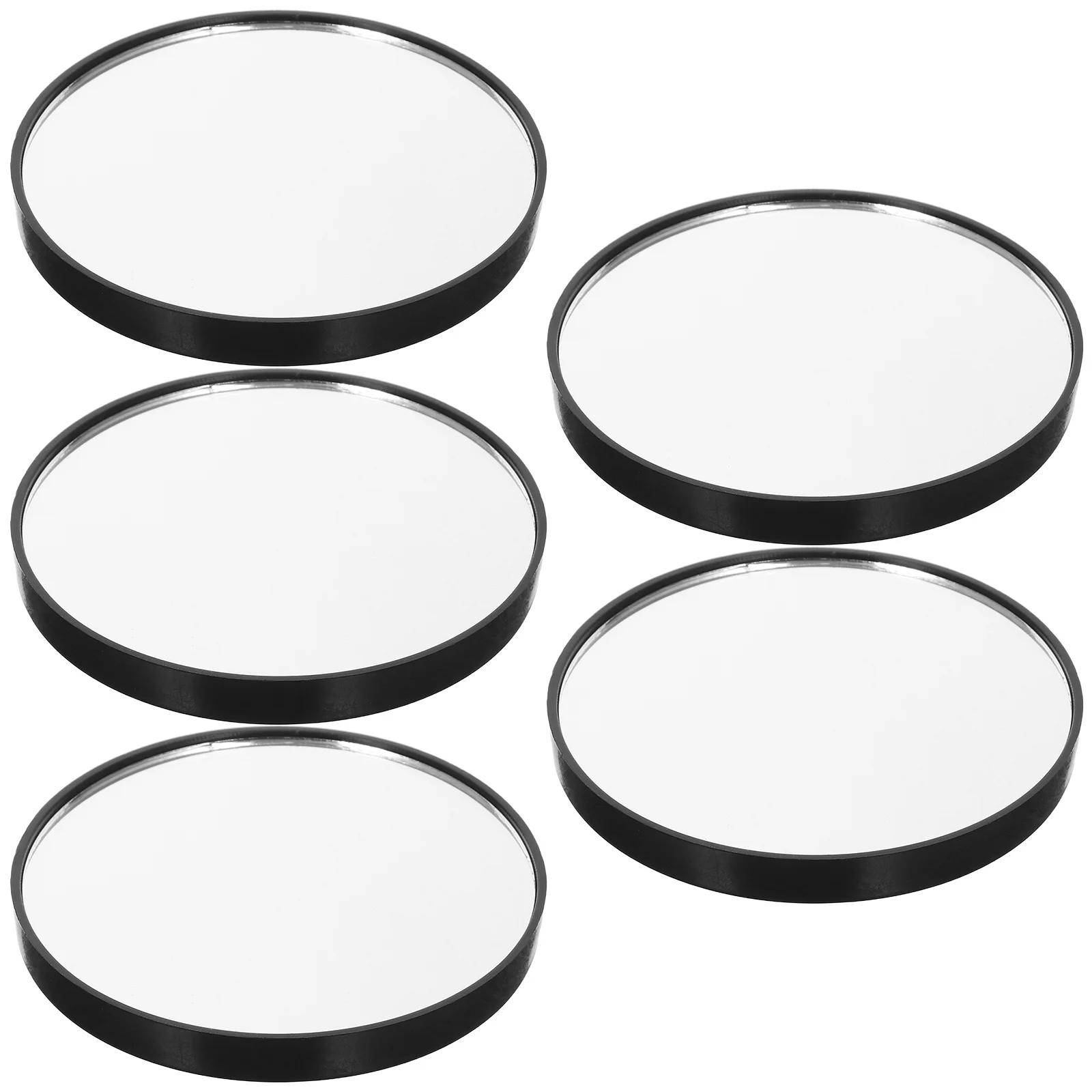 5 قطع مرآة محمولة باليد مع تكبير 5X مرآة مكياج شفط محمولة بتصميم مدمج للسفر تستخدم مجوهرات إزالة الرؤوس السوداء