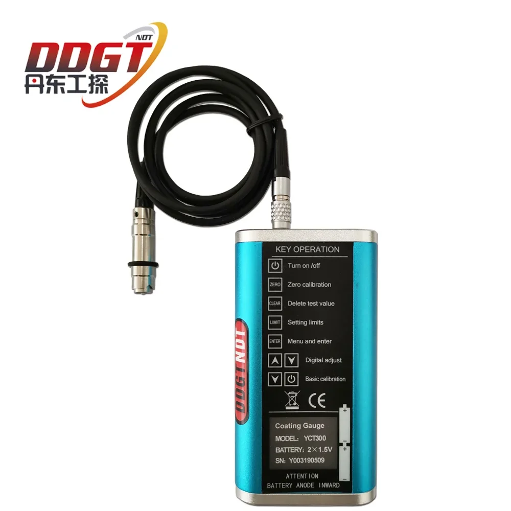 DDGTNDT Testing Weld Inspection Tester UT Flaw Detector DGT-CTG300 Meter Coating Ultrasonic Thickness Gauge