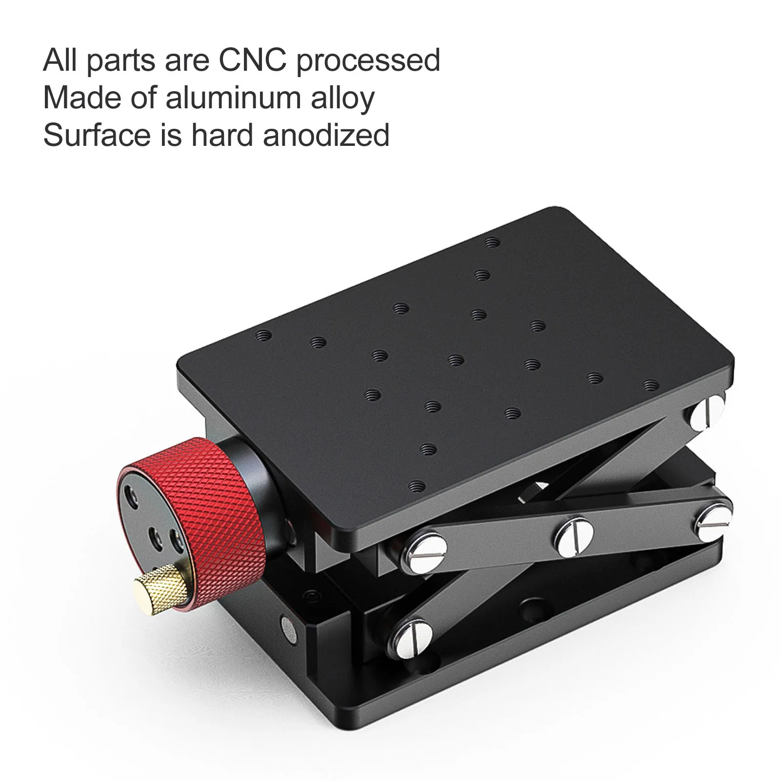Hijsen van hoge aluminiumlegering, handmatig laboratorium, schaartype, hefstandaard, handmatige lift
