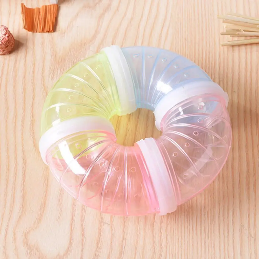 

Small Animal Play Tunnel Eco Friendly U Type Pipe Connected Toy Habitat Accessories for Guinea Pig Rabbit
