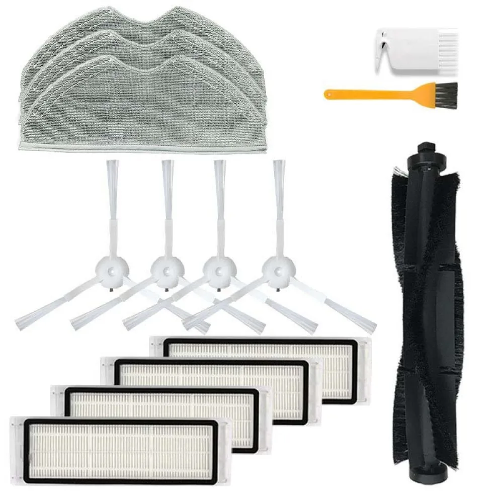 Replacement Accessory Set For 360 S7 S5 Robot Vacuum Cleaner Parts Main Roller Brush Side Brushes Hepa Filter Mopping Cloths