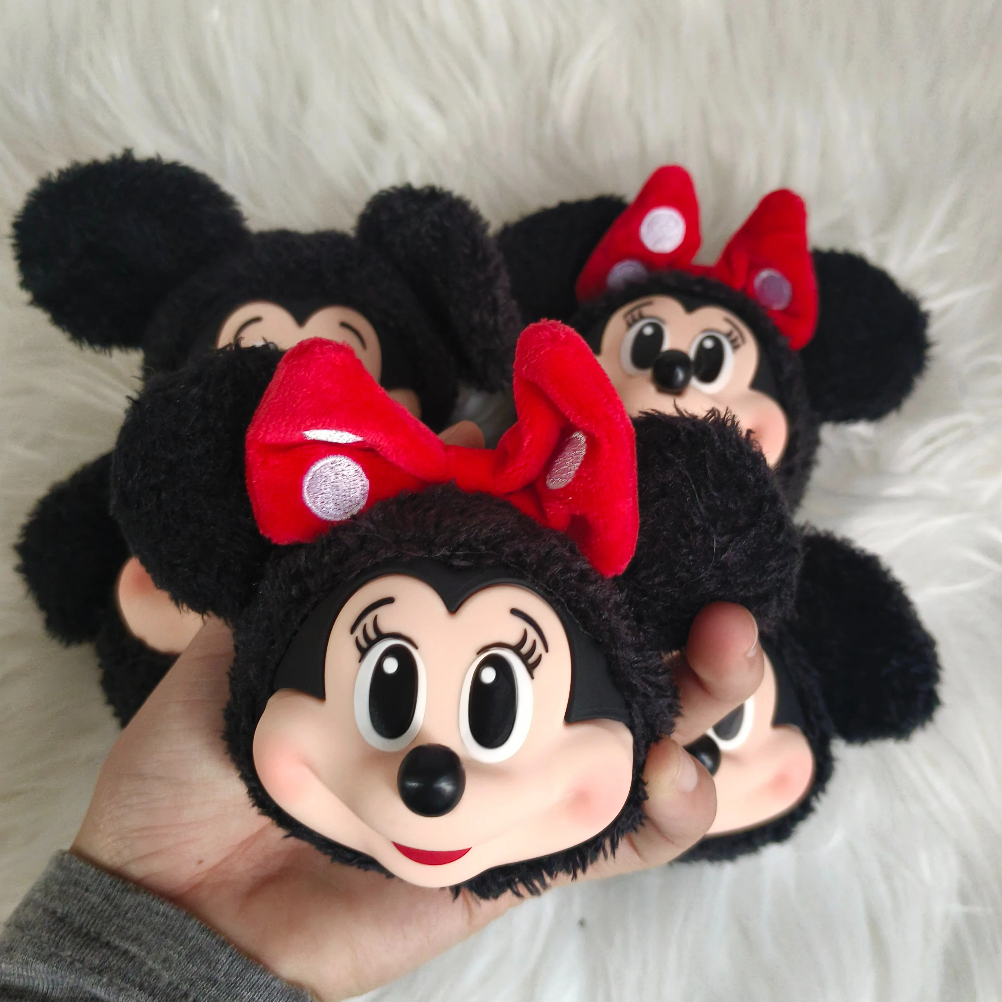 Disney mickey & minnie 15cm boneca de pelúcia chaveiro bonito personagem dos desenhos animados saco de pelúcia charme pingente brinquedo presente para crianças