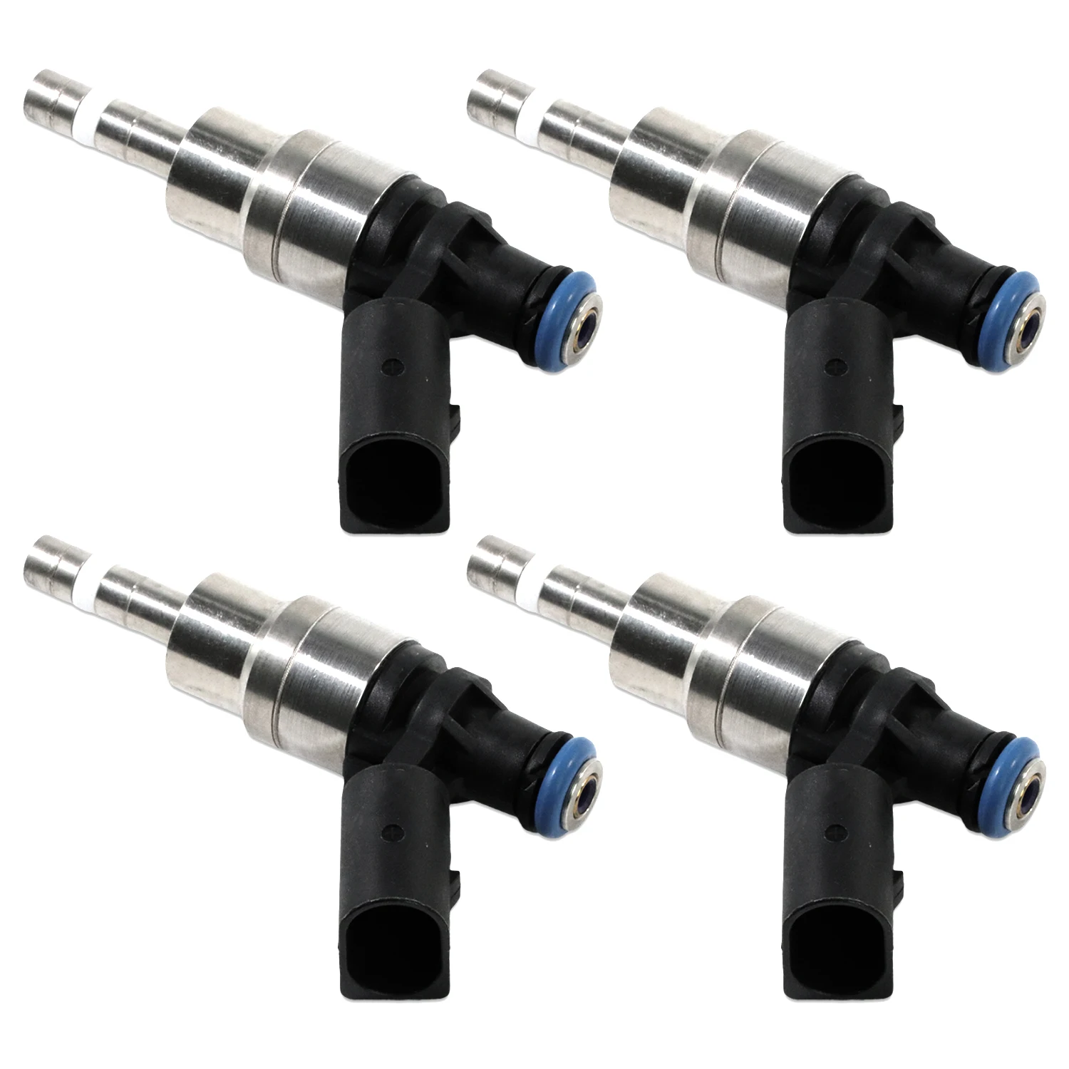 4pcs Fuel Injectors For 2005-2009 Audi A3 A4 TT VW Passat Jetta GTI EOS 2.0L I4 06F906036A 0261500020 06F906036G
