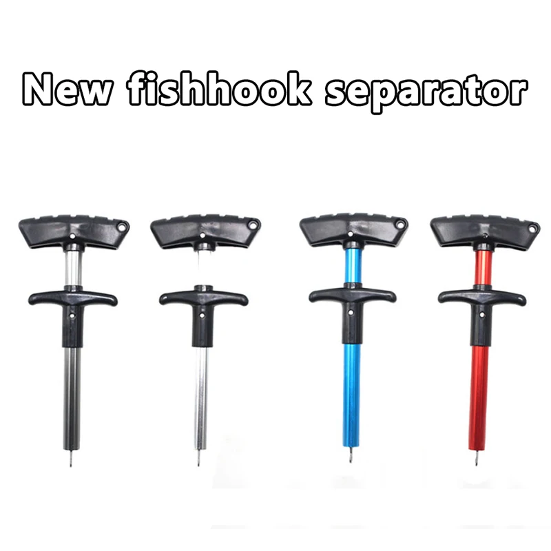 1Pc Fishing Hook Stainless Steel Remover Tool Fishing Lure Remover Aluminum Tube Hook Detacher Fish Hook Out Extractor Vissen