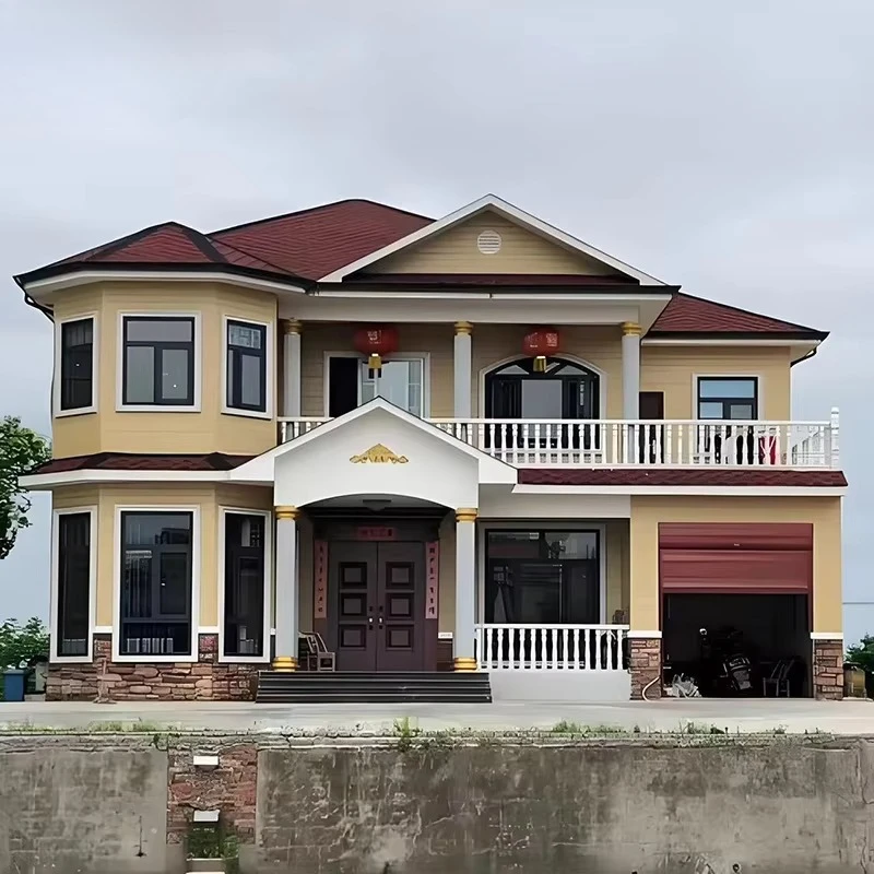 Galvanized Light Gauge Steel Frame Prefabricated Luxury Villa For Hotel With 3 Years Warranty