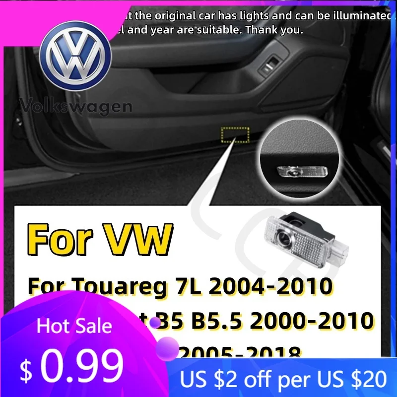 

2026 НОВЫЙ ГОРЯЧИЙ Для VOLKSWAGEN VW 2025 Hor Подстаканники Светодиодные автомобильные двери Добро пожаловать Призрачная тень Проекторные огни Аксессуары для VW Touar