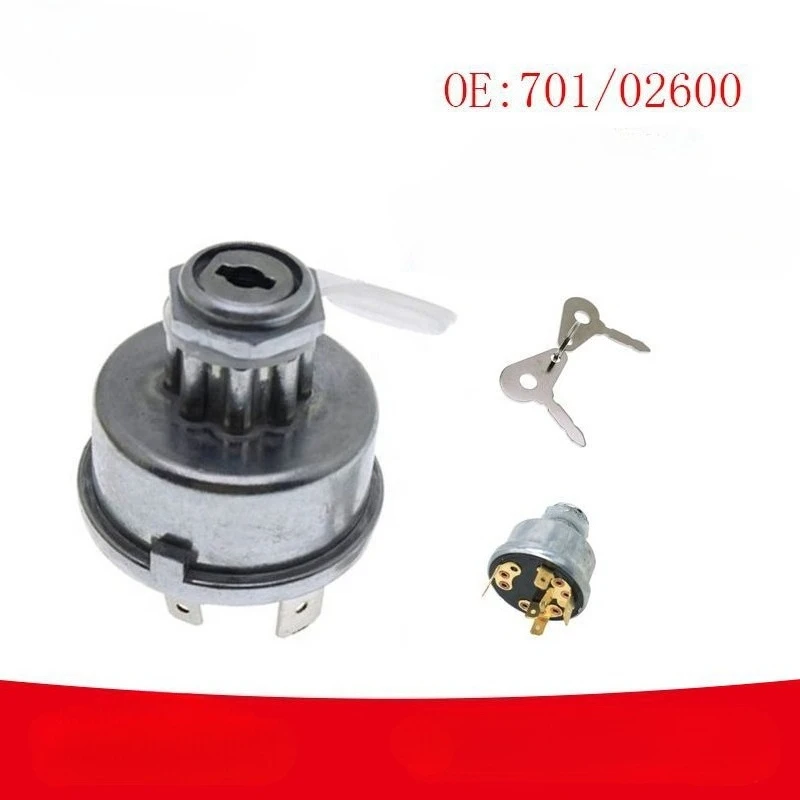 

701/02600 Подходит для выключателя зажигания JCB, пускового переключателя экскаватора-погрузчика, электрического дверного замка 701-02600, высокое качество