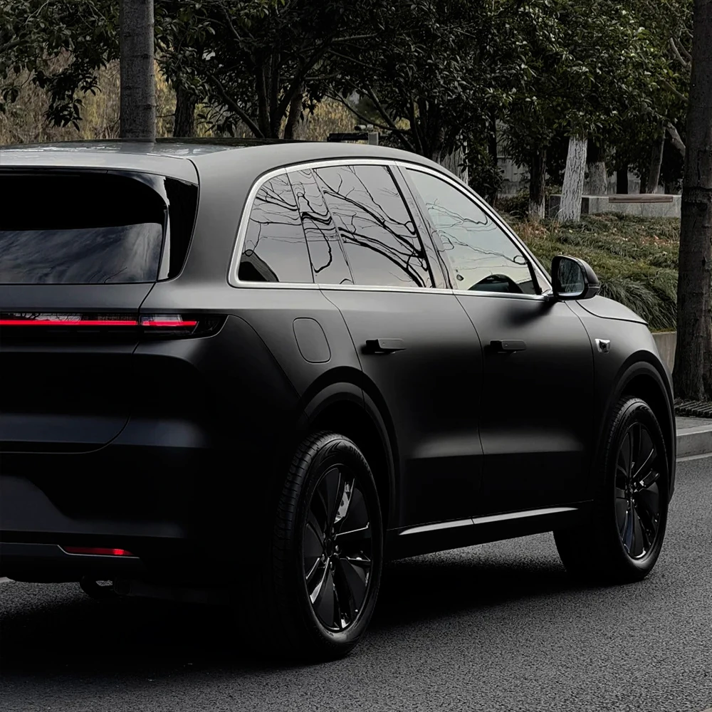 

PET Matte Black Knight (Double-layer White Background) Car Wrap Vinyl Film Self Adhesive Protective Film with Air Bubble Free