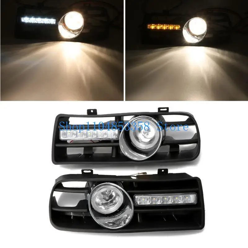 

652F 2Pcs High Brightness Car Hood Lamp Strip Daytime Running Light for Most for Cars